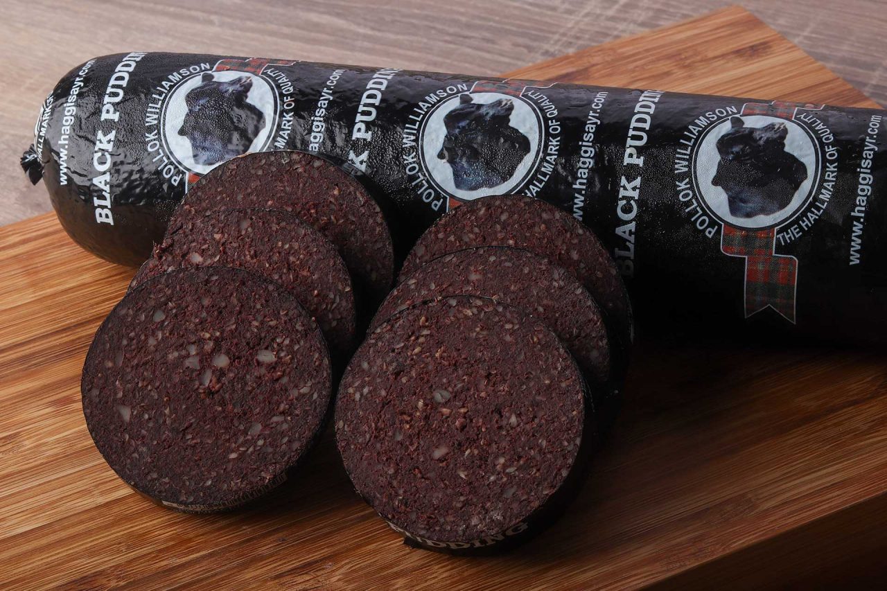 Sliced Black Pudding